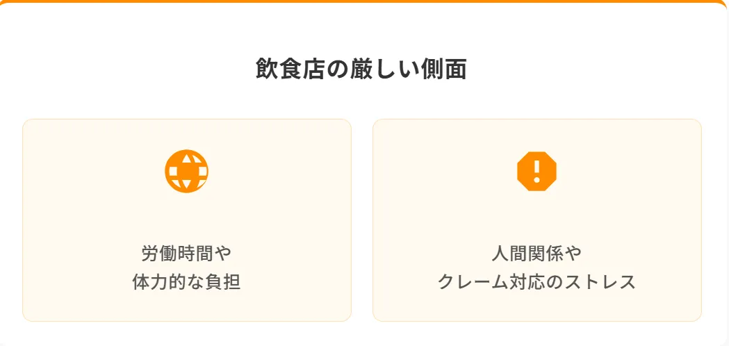 やりがいだけじゃない。知っておくべき飲食業界の厳しい側面