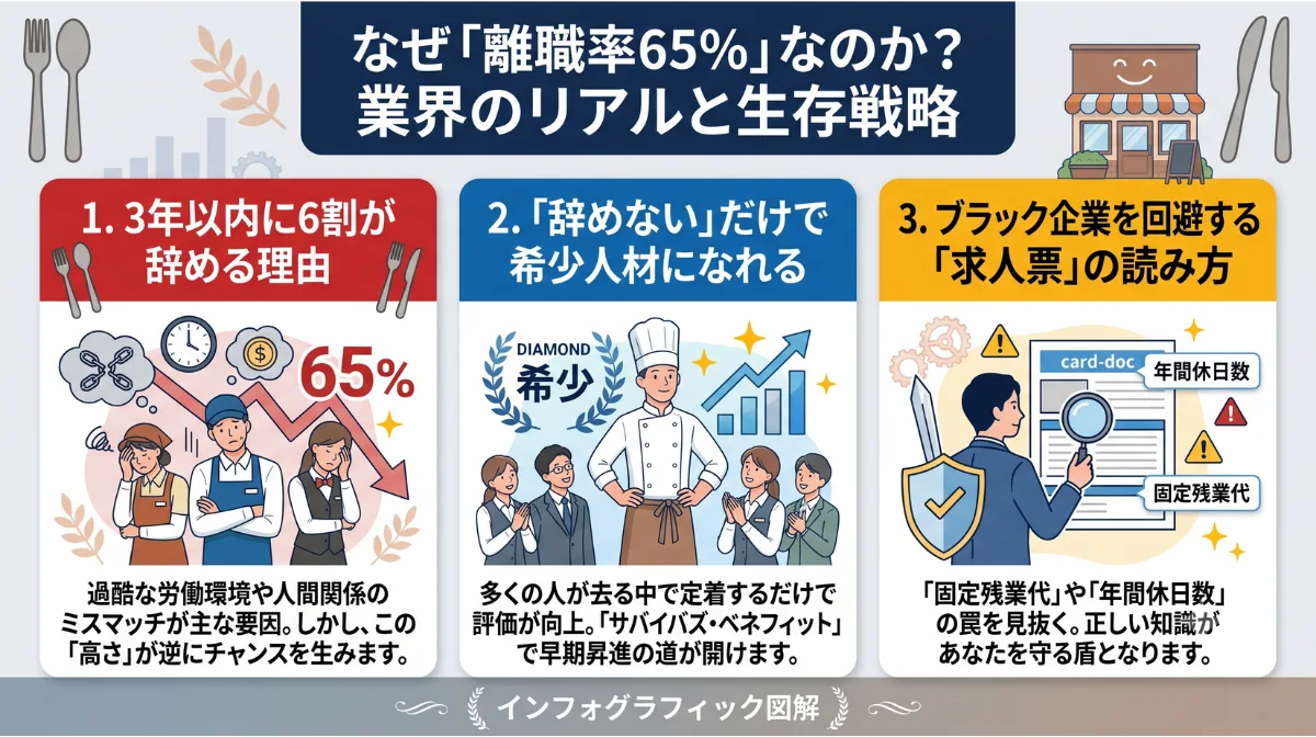 なぜ「離職率65%」なのか？