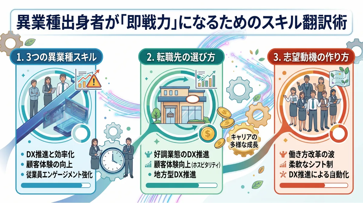 異業種出身者が「即戦力」になるための
スキル翻訳術