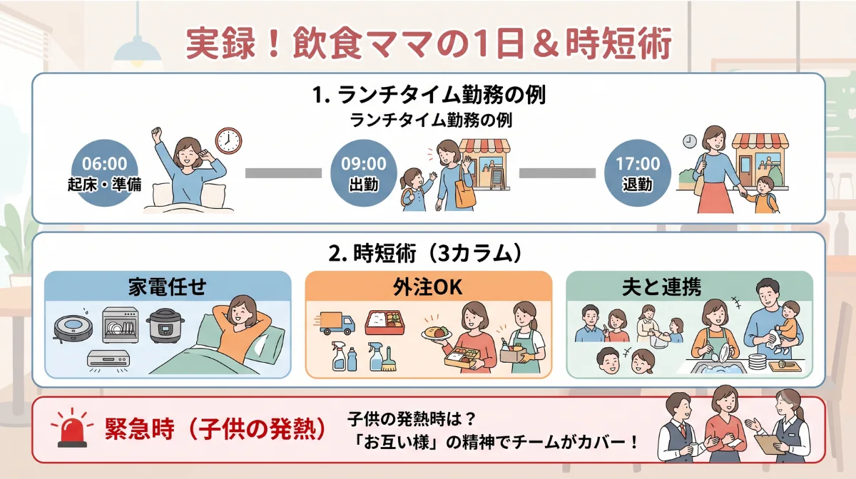 実録！飲食ママの1日 & 時短術