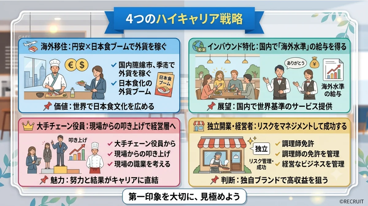 4つのハイキャリア戦略