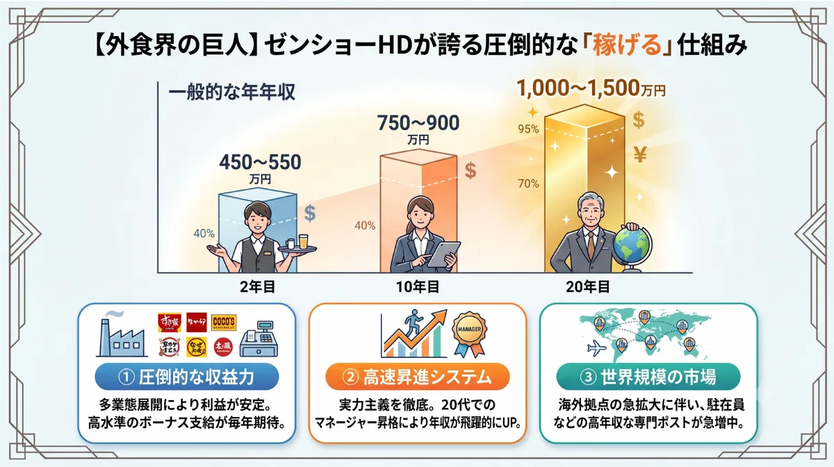 【外食界の巨人】ゼンショーHDが誇る圧倒的な「稼げる」仕組み