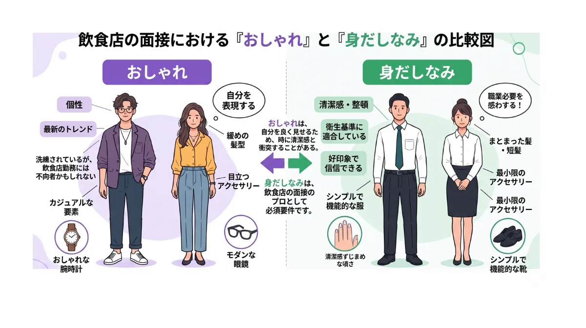 おしゃれと身だしなみ