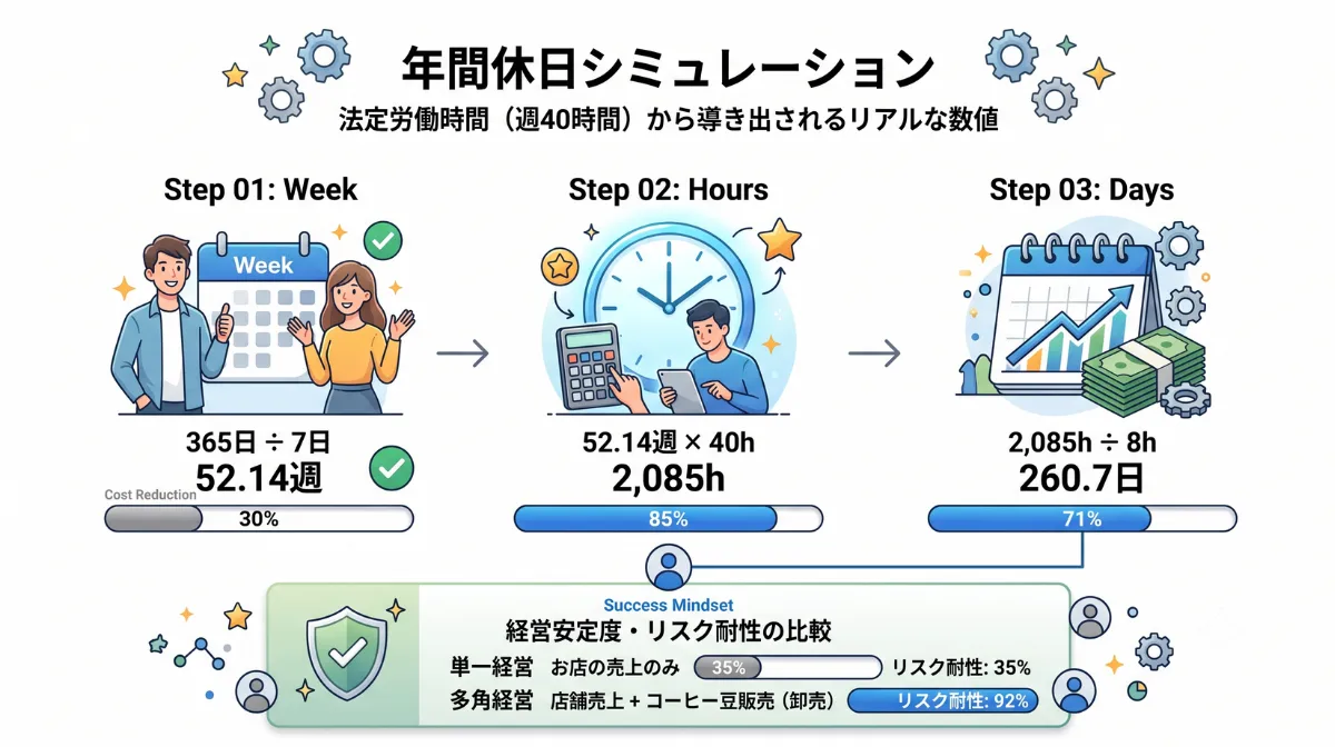 年間休日シミュレーション
