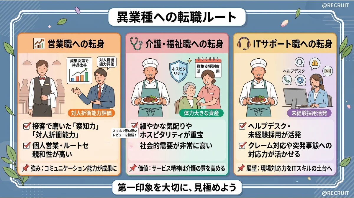 異業種への転職ルート