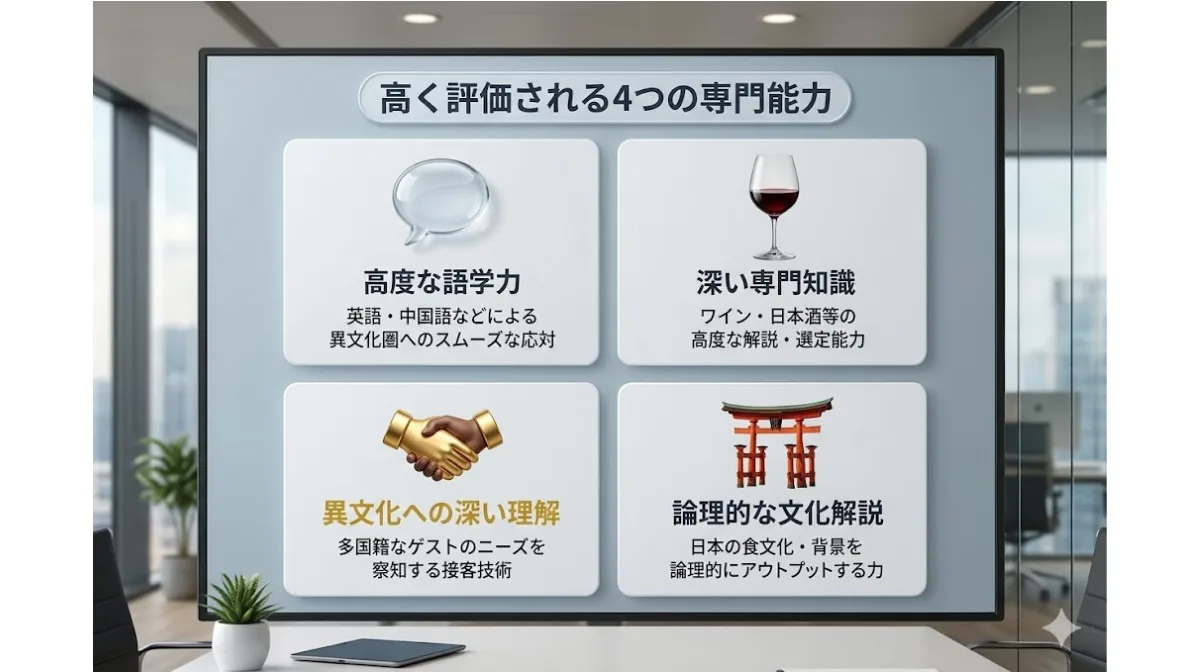 高く評価される4つの専門能力
