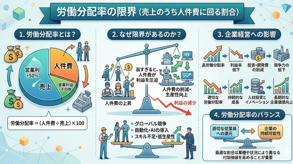 労働分配率の限界