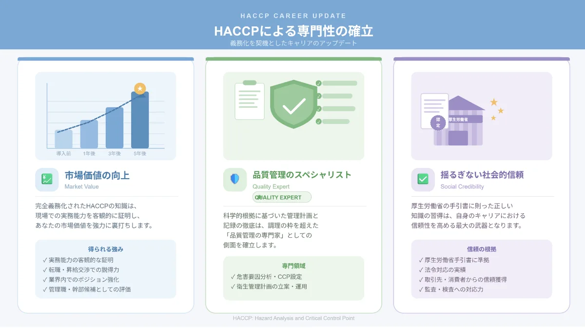 HACCPによる専門性の確立