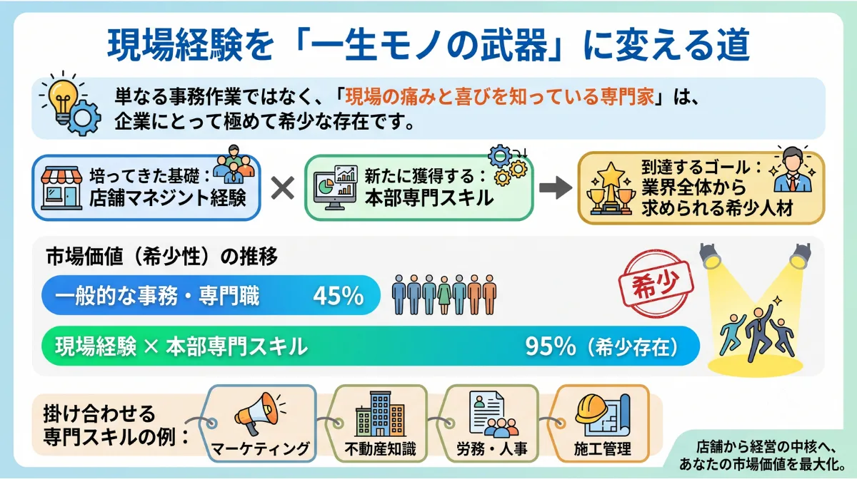 現場経験を「一生モノの武器」に変える道

