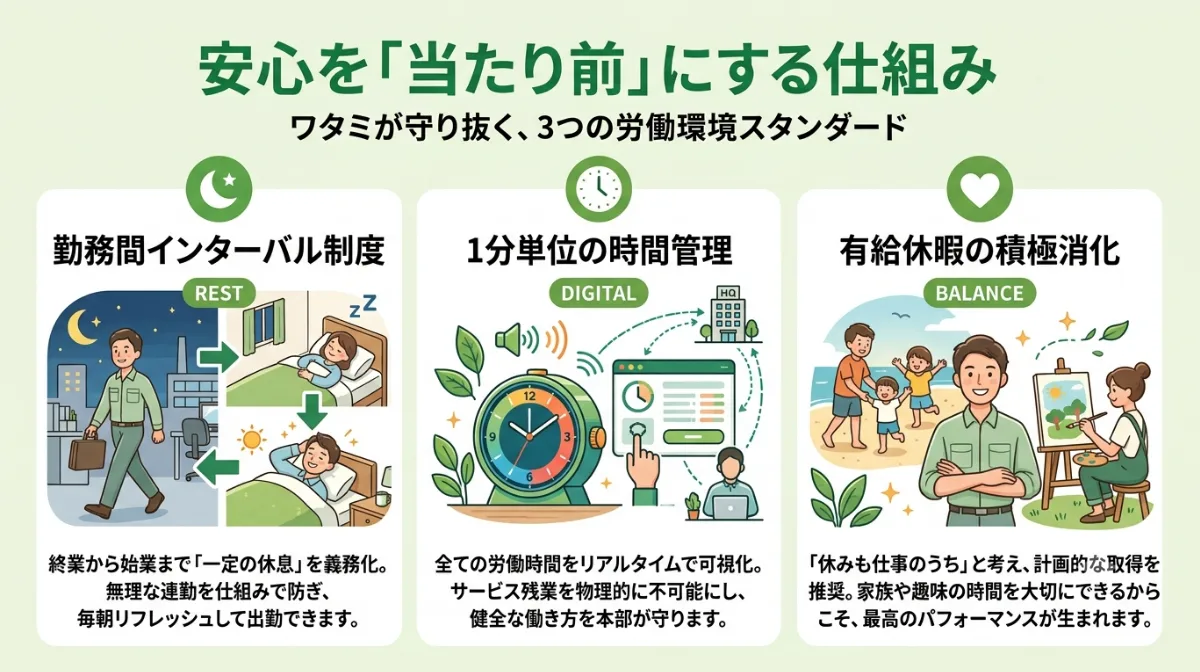 安心を「当たり前」にする仕組み