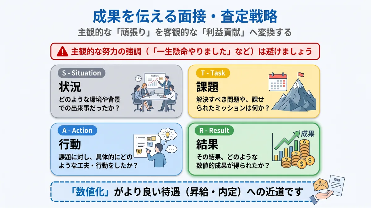 成果を伝える面接・査定戦略