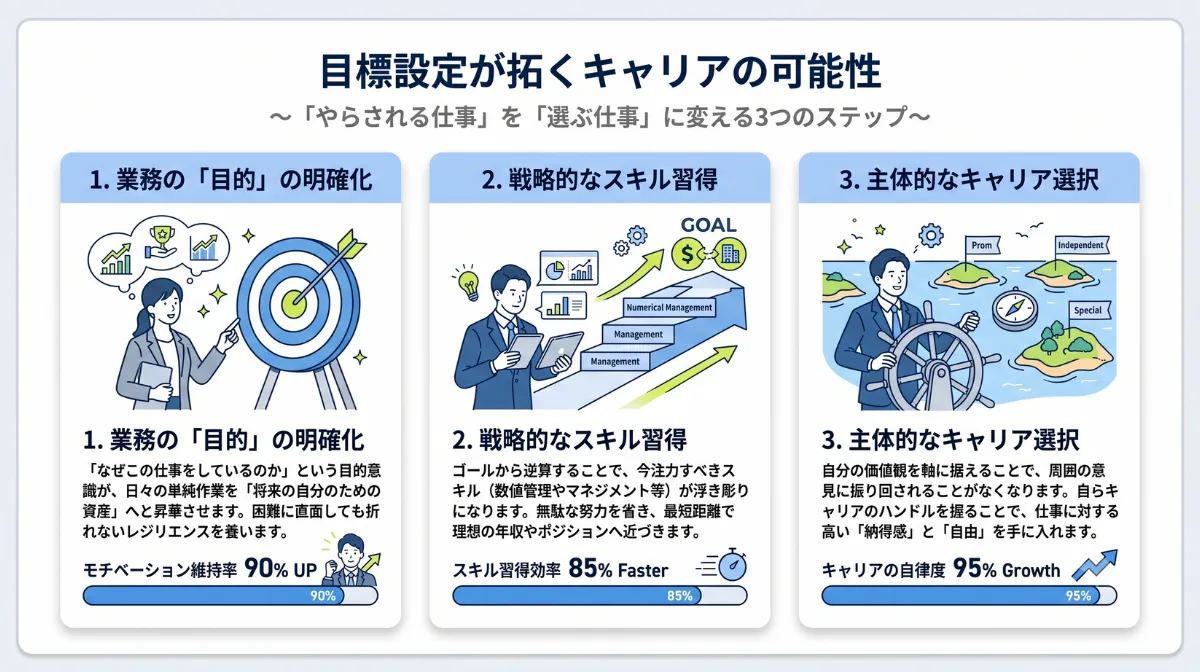 目標設定が拓くキャリアの可能性