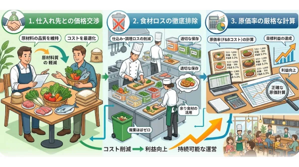 飲食店のコスト削減・利益向上戦略